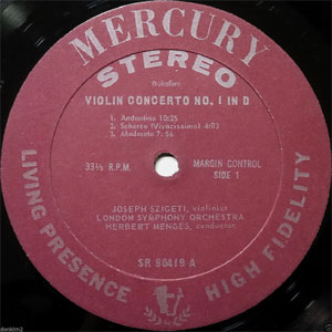 Prokofiev - Violin Concerto No.1 In D, Opus 19 + Stravinsky - Duo Concertant (1932)