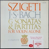 J.S. Bach - 6 Sonatas & Partitas For Violin Alone [3LP Boxset]