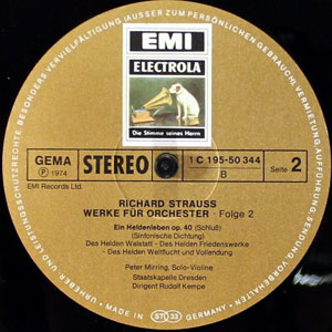 Richard Strauss - Werke Fur Orchester Folge 2 (Orchestral Works Vol.2) [3LP Boxset]