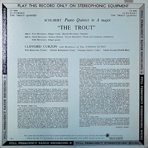 Schubert - Piano Quintet In A Major "The Trout"
