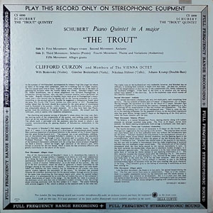 Schubert - Piano Quintet In A Major "The Trout"