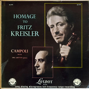 Homage To Fritz Kreisler