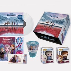 Frozen II (겨울왕국 II) - O.S.T. [Premium Pop Boxset] [Frosted Ice Vinyl + Elsa & Anna Funko Pop! Disney Figures + 48 Piece Puzzle + Storybook & Movie Projector + Decal - Elsa & Anna] [Limited Edition] [한정 수량 할인]
